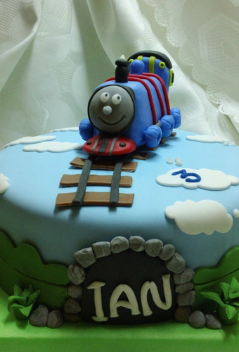 Tortas Decoradas Tren Thomas Con Adorno!!! 2,5kg