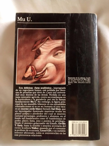 Imagen 2 de 3 de Mu U. Jane Smiley Tusquets Editores Andanzas Ed. Grande