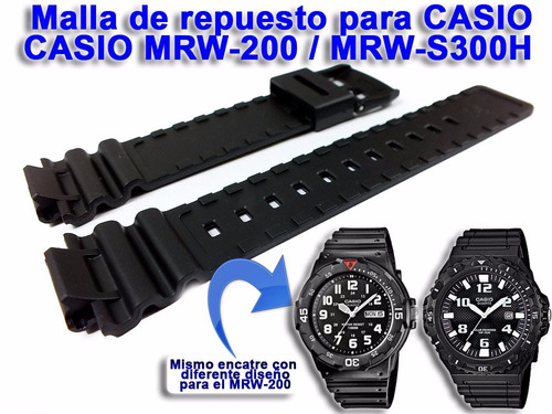 Malla De Reloj Casio Mrws300 Mrw200h Original Local Centro