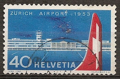 Suiza Año 1953 Yv 536 Serie Joyita!! Catálogo Marca U$ 16.-