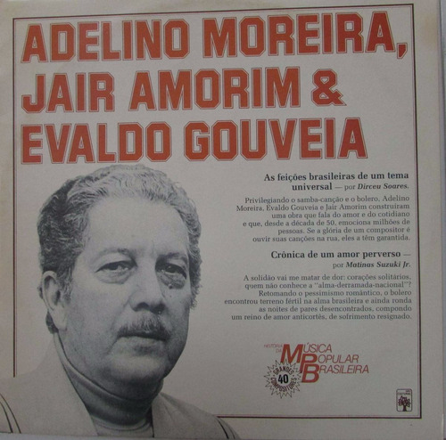 Lp História Da Mpb - Adelino Moreira, Jair Amorim & Evaldo G