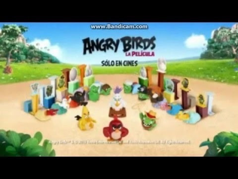 Angry Birds La Pelicula Coleccion Completa Mc Donalds 2016