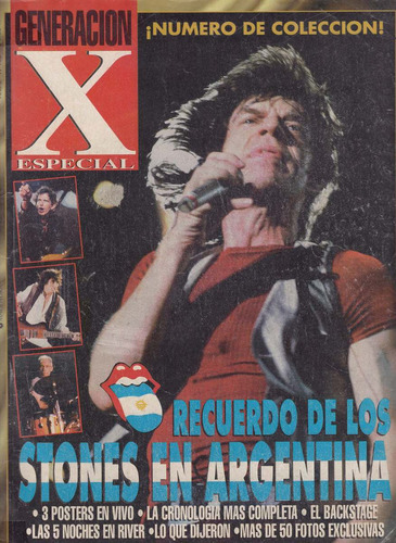 Rock Revista Los Rolling Stones En Argentina 1995 Fotos