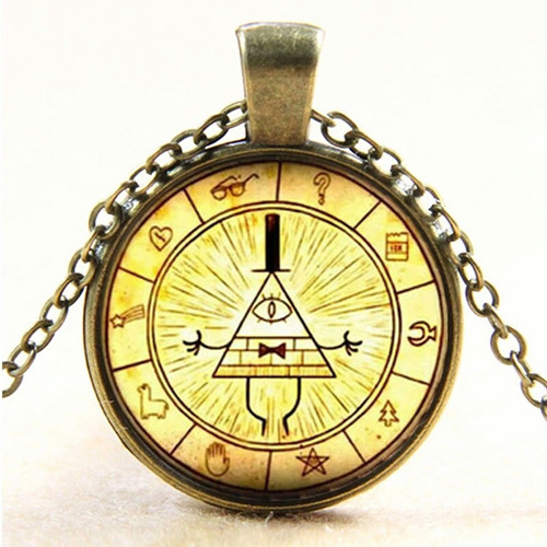 Gravity Falls Collar Envio Gratis Dije Bill Cipher Diario 3