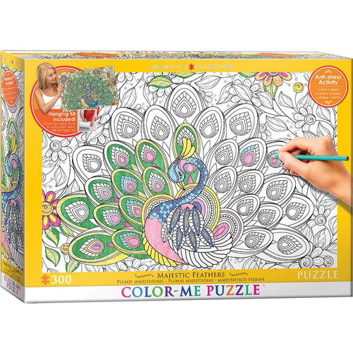 Majestic Plumas De Color De La Pieza 300-me Puzzle