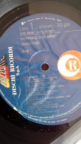 Vinilo Lp De Pepino Di Capri - Dancing -(u1327