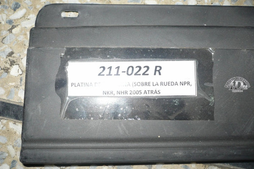 Protector Guarda Barro Mitsubishi Canter Derecho Npr-nkr