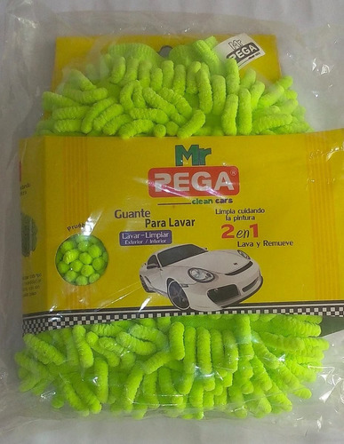 Imagen 3 de 5 de Guante Esponja Microfibra Para Lavar Carros Motos, El Hogar