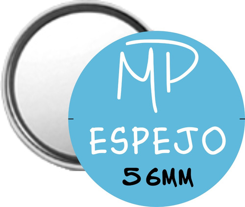 65 Pines Espejo Souvenirs Diseños Personalizados 56mm