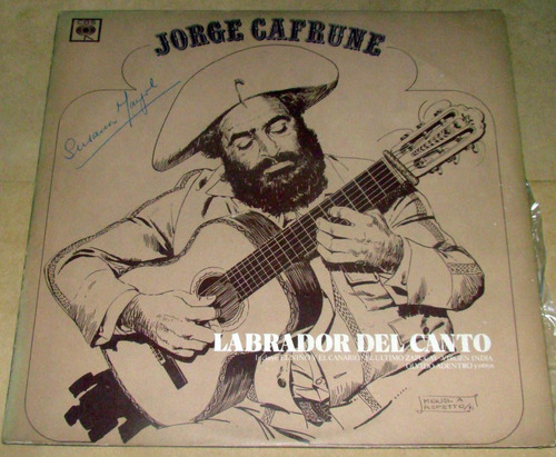 Jorge Cafrune Labrador Del Canto Lp Argentino