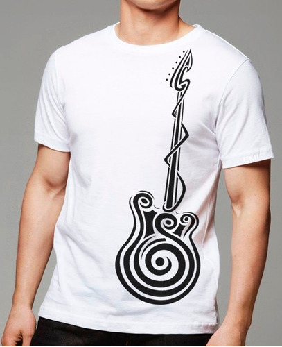 015- Camisetas Instrumentos Guitarra Tribal