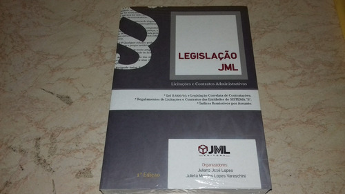 Livro Legislação Jml Licitações E Contratos Administrativos