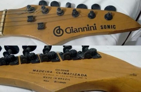 Giannini Sonic Waterslide Do Headstock + Parte Traseira