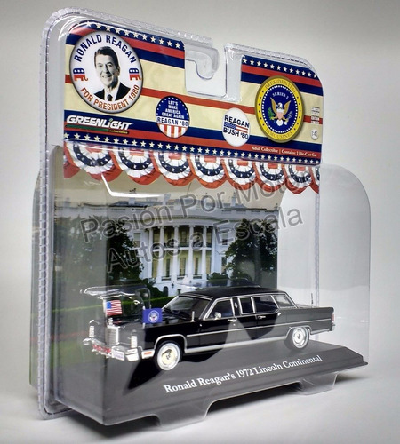 1:43 Lincoln Continental 1972 Limosina Reagan Greenlight