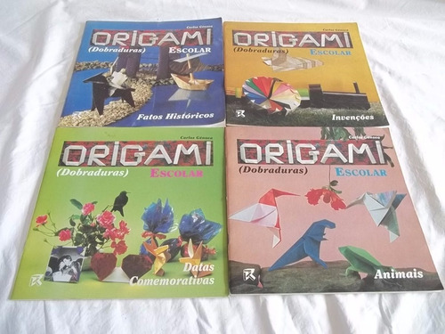 Coleção Origami Dobradura Carlos Genova Lote 4 Volumes