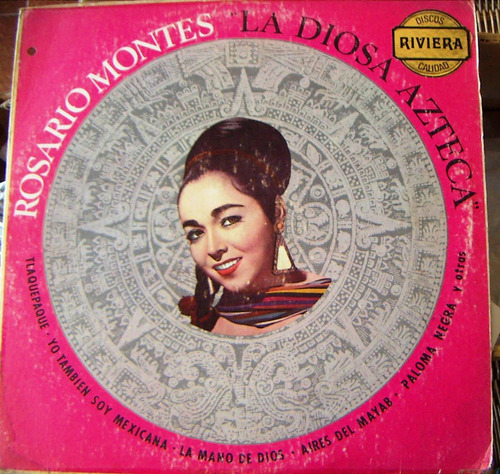 Bolero, Rosario Montes, La Diosa Azteca, Lp 12´, Bfn