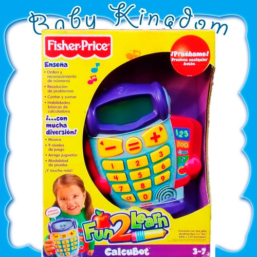 Calculadora Para Niños Fisher Price Con Musica,juegos Nueva