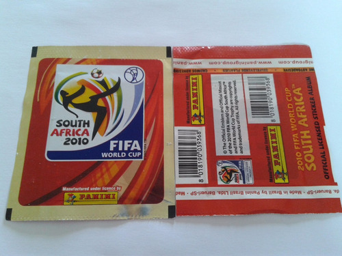 Envelopes Copa 2010 - Africa Do Sul - Dourado Brilhante