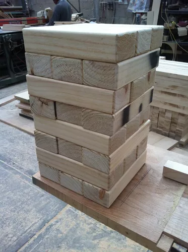 Torre En Madera O Kujenga Jenga Gigante Large Envio Gratis!