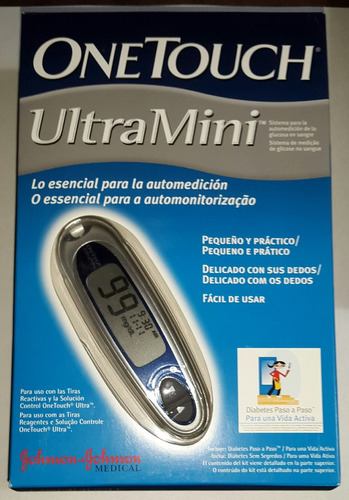 Medidor Diabetes Glucosa One Touch Ultra Mini Sin Tiras