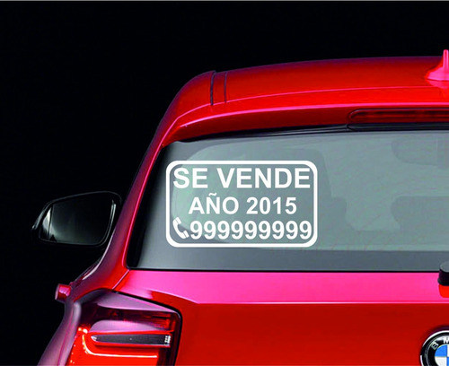 Sticker De Se Vende Para Autos Y Camionetas Envio Gratis Lim