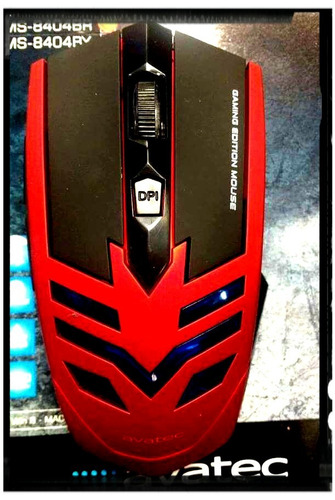 Mouse Gamer Avatec Usb Ergonomico 3200dpi Modelo Iron Man