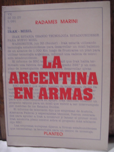 La Argentina En Armas Radames Marini Politica Zona Caballito