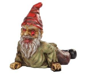 Zombie Jardín Gnome Estatua 7  L Estatuilla Crawling Undead 