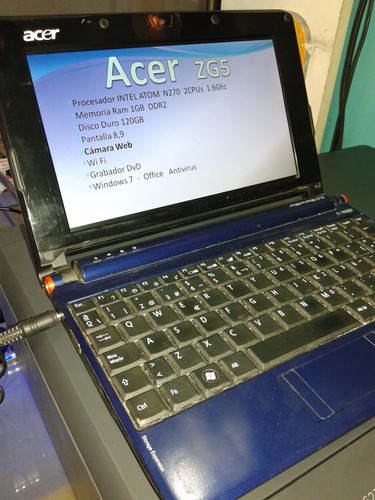 Netbook Acer Zg5, Pantalla 8,9   En Desarme Carcasas