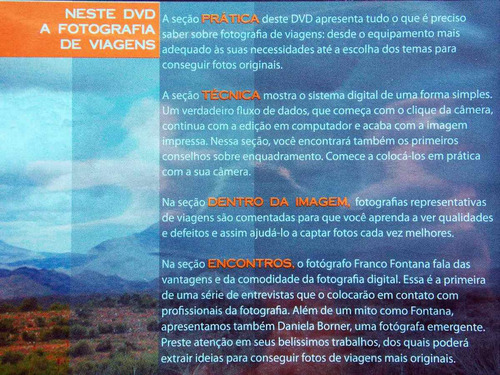 Imagem 2 de 2 de Curso De Fotografia Digital Em Dvd - Dvd Número 01