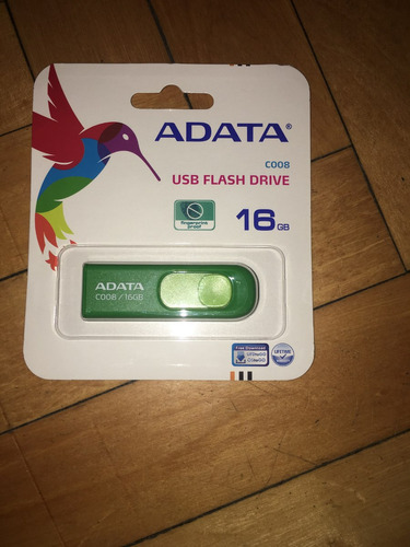 Usb Adata De 16 Gb (c008) Verdes. En Blister Nuevos!