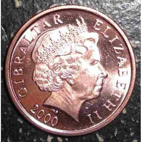 Gibraltar 1 Penny 2000 * Perdiz *