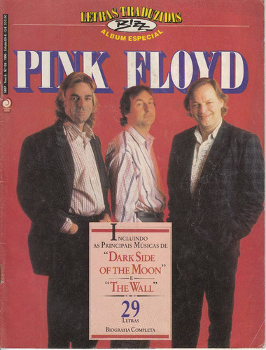 Pink Floyd Fotos Letras Biografia Especial Revista Bizz 1990