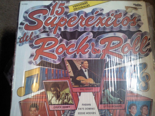 Disco Acetato De 15 Super Exitos Del Rock & Roll Eex