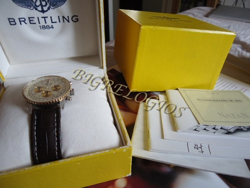 Breitling Navitimer D30022 Ouro/aco
