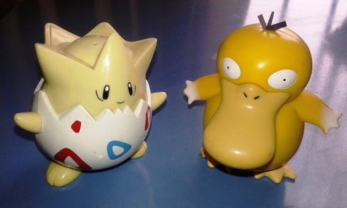 Muñecos Togepi + Psyduck - De Pokemón! Packx2 (hasbro ´98)