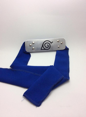 Bandana Naruto Vila Da Folha - Faixa Azul - Sasuke