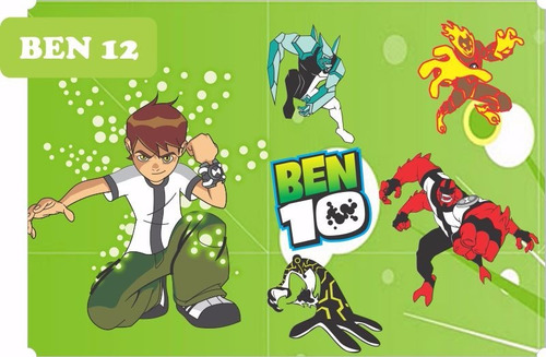 1 Banner L0na Fosca Festa Infantil 2,00x1,00 Ben 10 Mod. 12