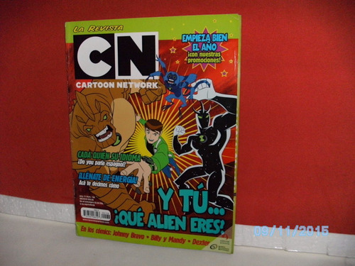La Revista C N Cartoon Network Año 11 Núm.138 Em Espanhol (Usado)