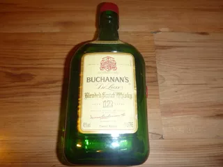 Botella Verde Vacia De Whisky Buchanans 1 Litro