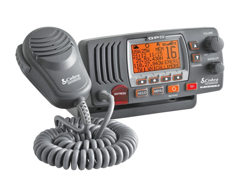 Cobra Mr F77b Radio  Vhf  Montaje Fijo Gps 25 Watt Clase-d,