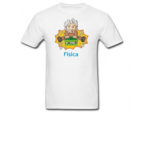 Camiseta Curso Física - Albert  Eistein