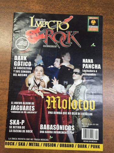 Revista Impacto Rock No 1 Molotov