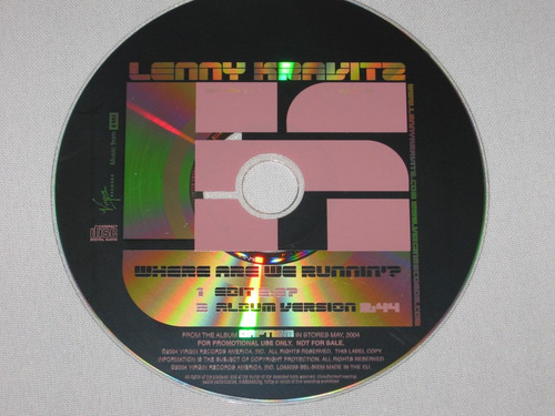 Cd Lenny Kravitz Where Are We Runnin