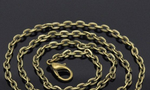 2 Cadenas Collar P/ Elaborar Diseño Artesanal Combo