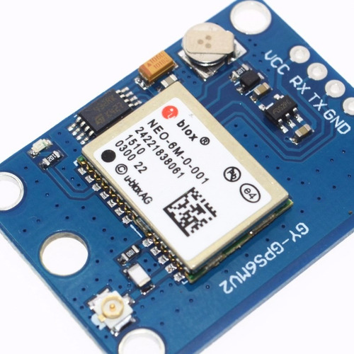 Módulo Gps Ublox Neo-6m Gy Neo6mv2 Para Arduíno