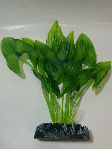 Planta Artificial Plástica Aquário Nuphar 20 Cm