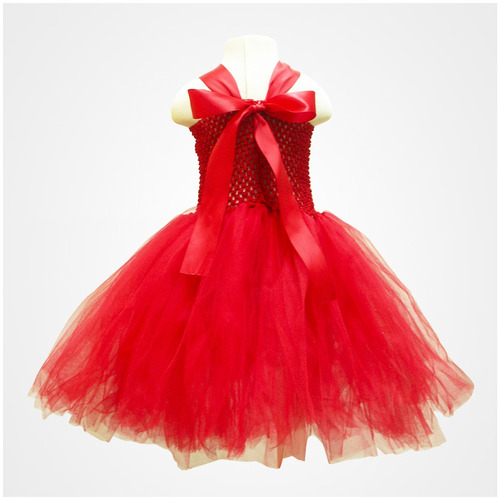 Vestido Tutu Para Niña Color Rojo Talla 2 A 3 Años Oferta | Envío gratis