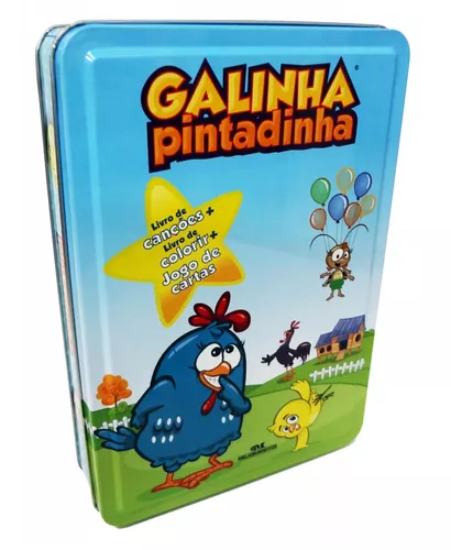 Galinha Pintadinha - 2 Livros E 1 Jogo De Cartas em Promoção na Americanas