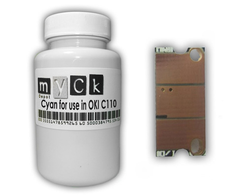 Recarga De Toner + Chip Para Okidata C110 De 2,500 Paginas